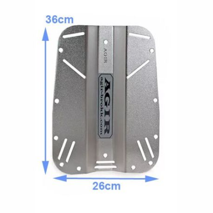 Backplate stainless steel short