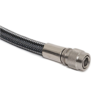 Wow-flex BC hose carbon grey (INT to 3/8 in UNF male thread)
